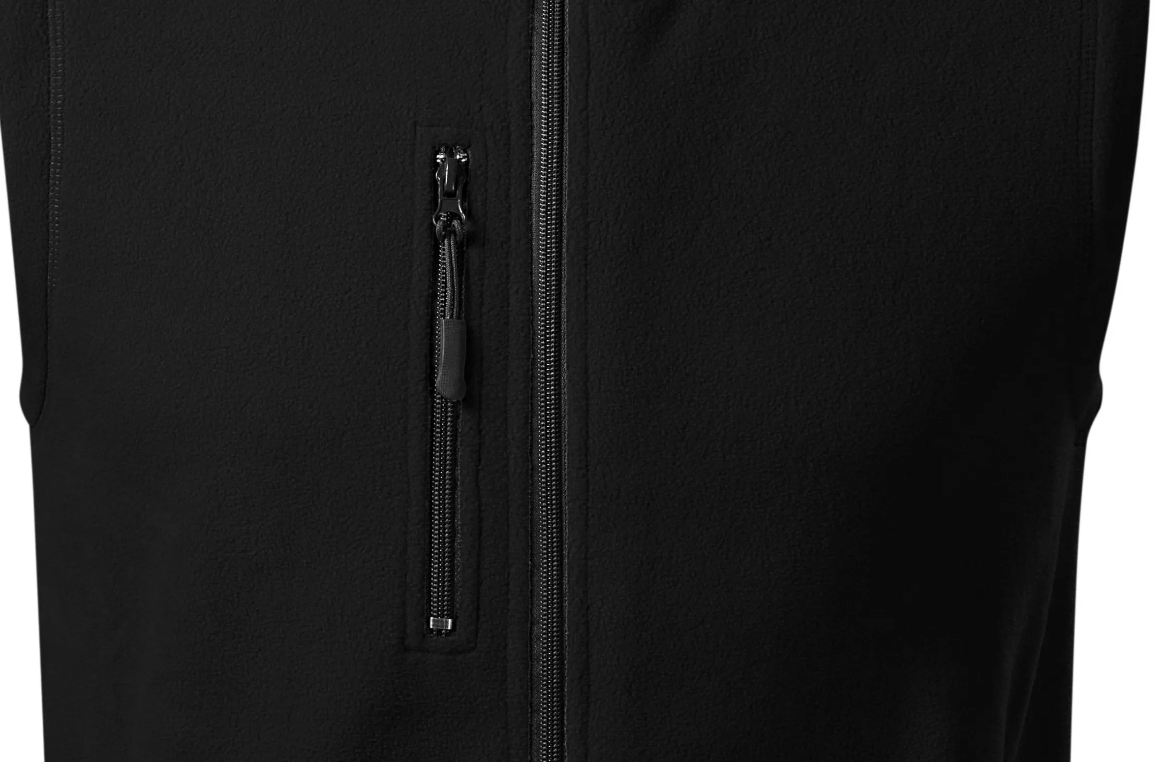 Polár kontrasztos mellény - Praktikus cipzáras zsebek