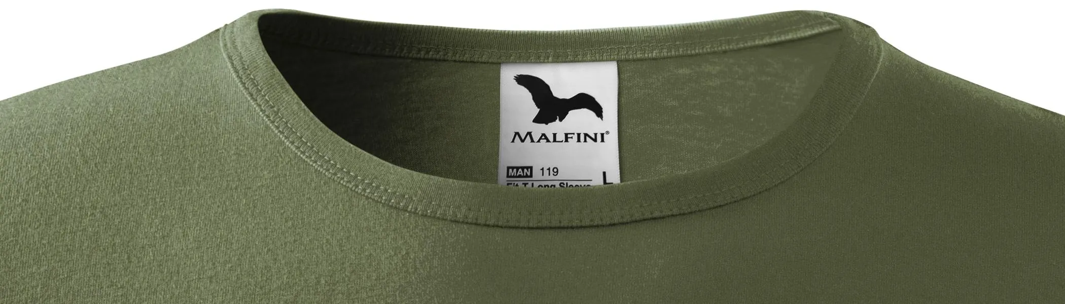 Férfi hosszú ujjú póló - Klasszikus kerek nyakkivágás