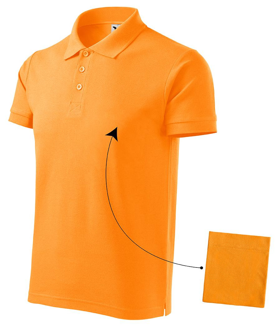 Férfi elegáns póló, mandarin, 3XL