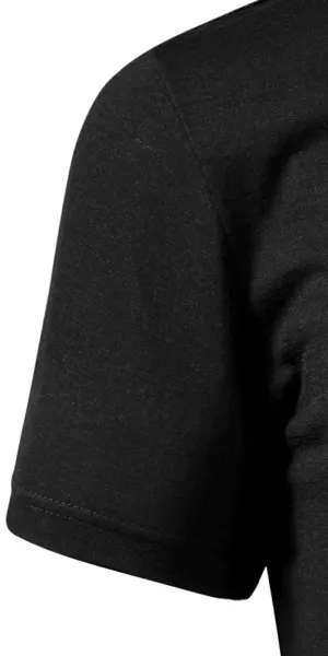 Férfi póló merinó gyapjúból - Klasszikus rövid ujjú