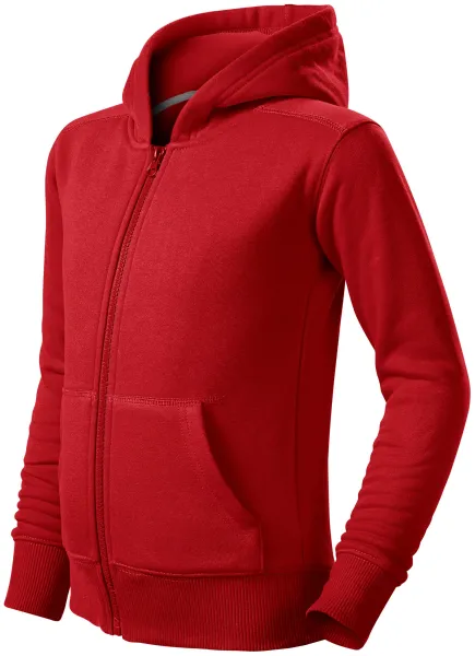 Gyerek pulóver kapucnival - Gyerek pulóver cipzárral és kapucnival