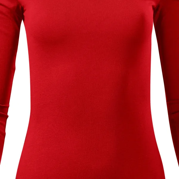 Hosszú ujjú női póló - Enyhén illeszkedő szabású