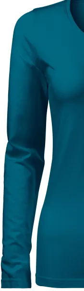 Női testhezálló, hosszú ujjú póló - Klasszikus hosszú ujjú