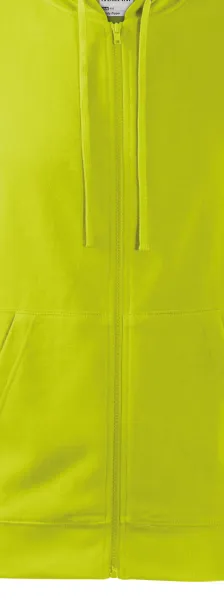 Férfi pulóver kapucnival - A pulóver színében cipzár