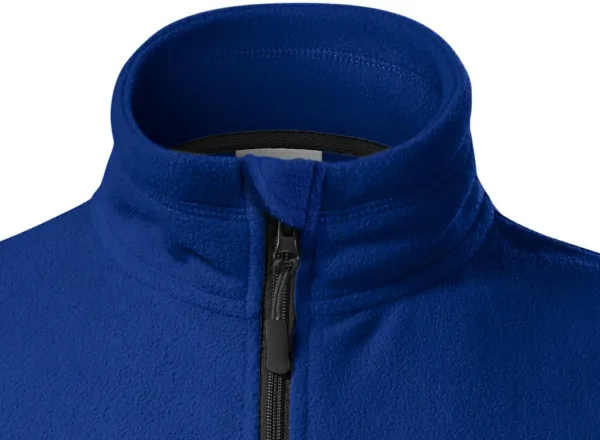 Női polár kontraszt kabát - Cipzáras záródás az állig