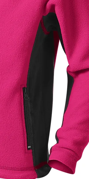 Gyermek polár kontraszt kabát - Sötét kontrasztos részletek