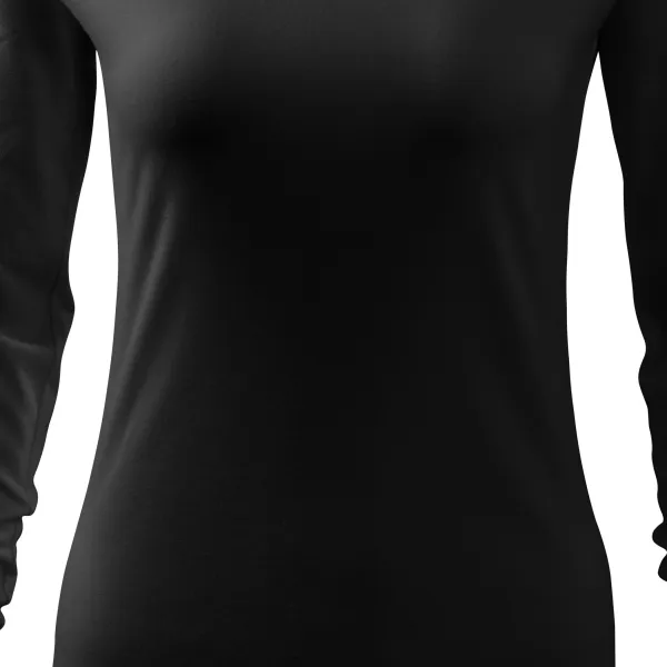 Női testhezálló póló, V-alakú nyakkivágással - Finoman keskeny vágás