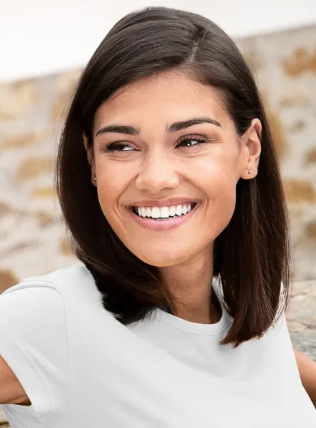 Női divatos póló - Klasszikus kerek nyakkivágás