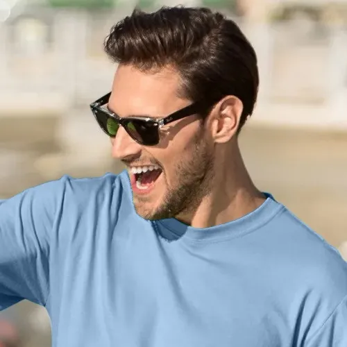 Férfi klasszikus póló - Klasszikus kerek nyakkivágás