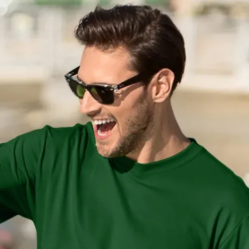 Férfi klasszikus póló - Klasszikus kerek nyakkivágás