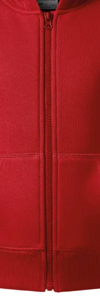 Gyerek pulóver kapucnival - A pulóver színében cipzár