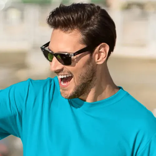 Férfi klasszikus póló - Klasszikus kerek nyakkivágás