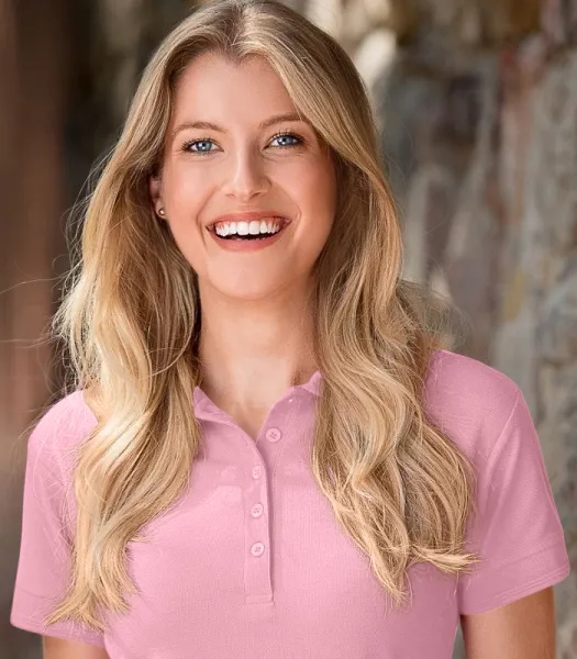 Női elegáns póló - 5 gombos rögzítés