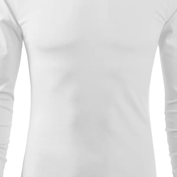 Férfi hosszú ujjú póló - Enyhén illeszkedő szabású