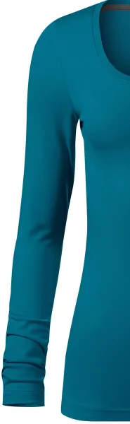 Női póló hosszú ujjú és mélyebb nyakkivágással - Klasszikus hosszú ujjú