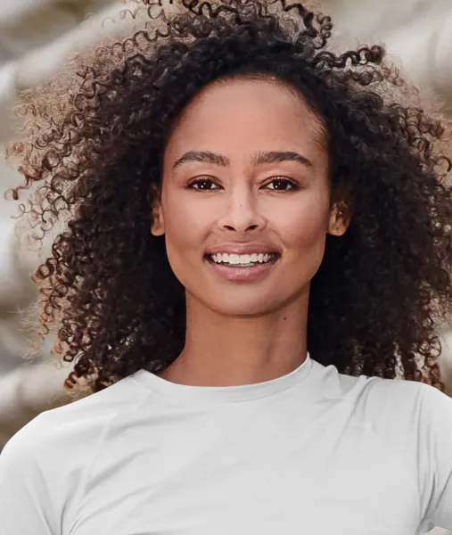 Női sport póló - Klasszikus kerek nyakkivágás