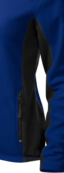 Női polár kontraszt kabát - Sötét kontrasztos részletek