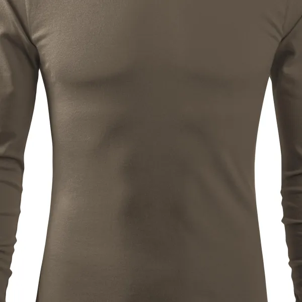 Férfi hosszú ujjú póló - Enyhén illeszkedő szabású