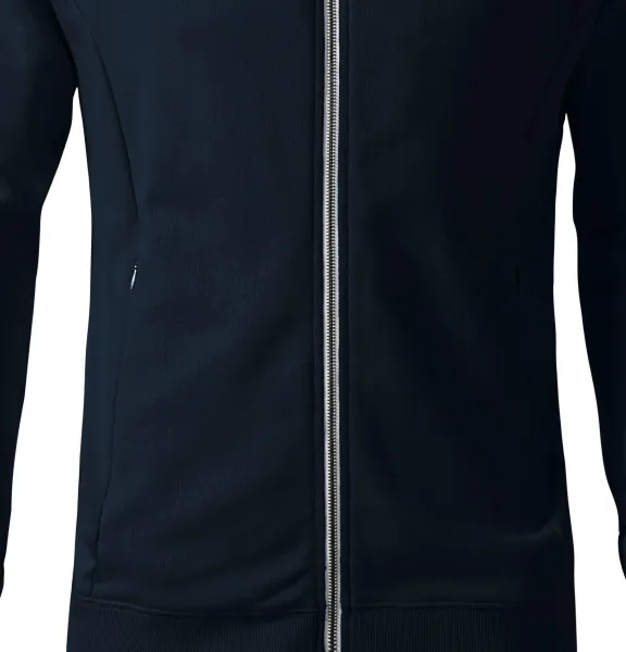 Férfi pulóver rejtett zsebbel - Laza fazon oldalsó varrással