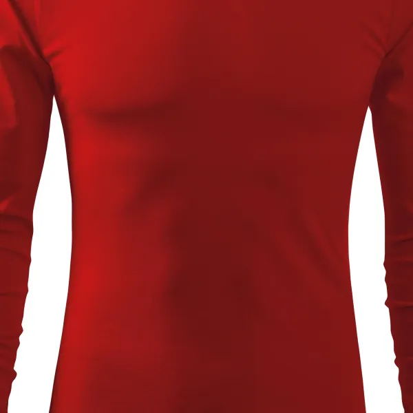 Férfi hosszú ujjú póló - Enyhén illeszkedő szabású