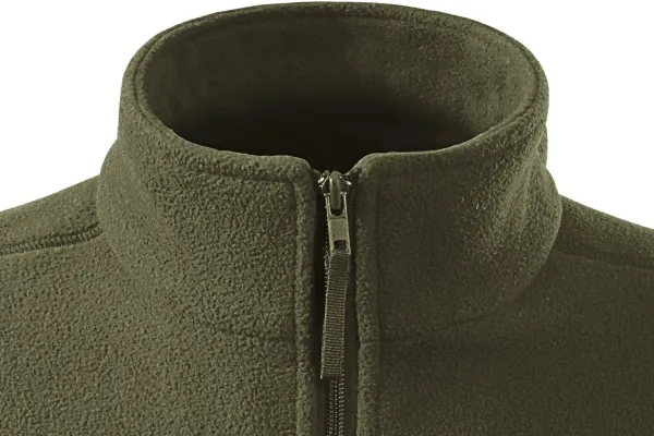 Klasszikus polár mellény - Cipzáras záródás az állig