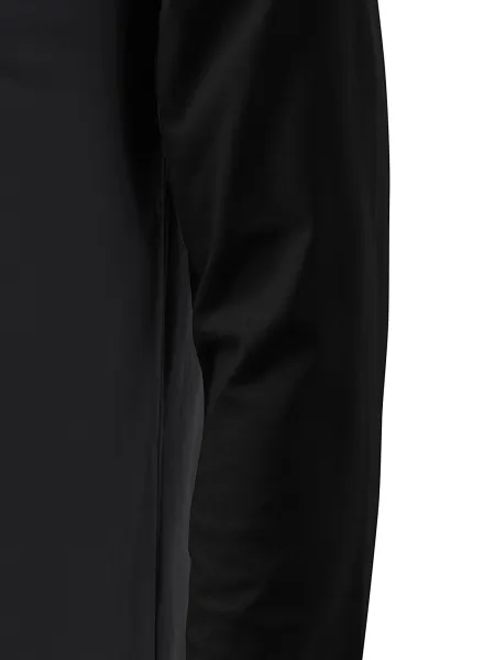 Férfi kontrasztos hosszú ujjú póló - Oldalsó varrással vágjuk