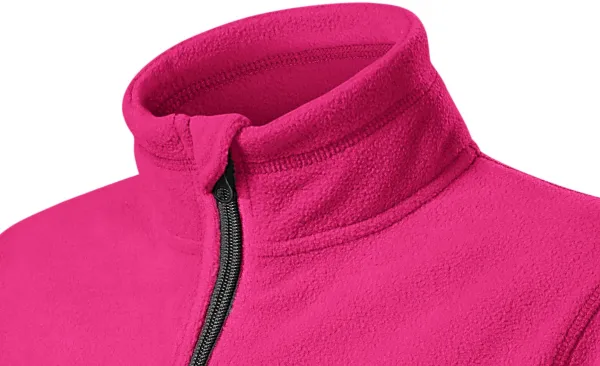 Gyermek polár kontraszt kabát - Megemelt gallér a nyak hideg elleni védelme érdekében