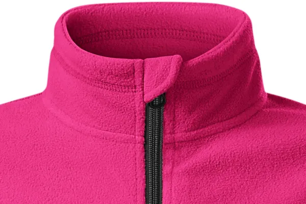 Gyermek polár kontraszt kabát - Cipzáras záródás az állig