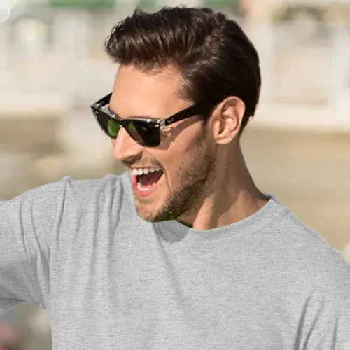 Férfi klasszikus póló - Klasszikus kerek nyakkivágás