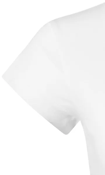 Női vékony póló, V-nyakkivágással - Nagyon rövid ujjú