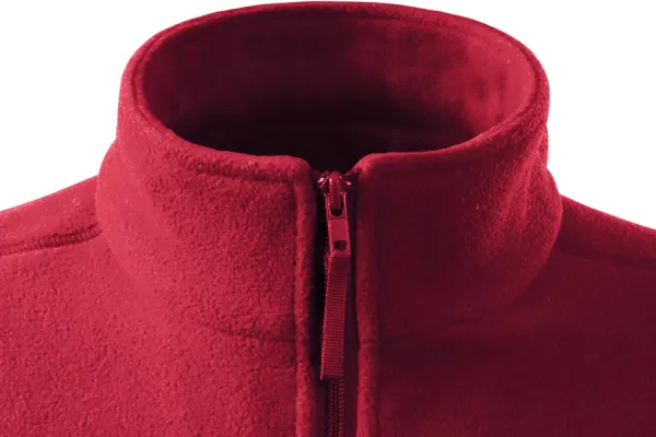 Klasszikus polár mellény - Cipzáras záródás az állig