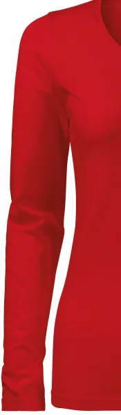 Női testhezálló, hosszú ujjú póló - Klasszikus hosszú ujjú