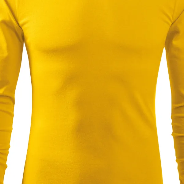 Férfi hosszú ujjú póló - Enyhén illeszkedő szabású