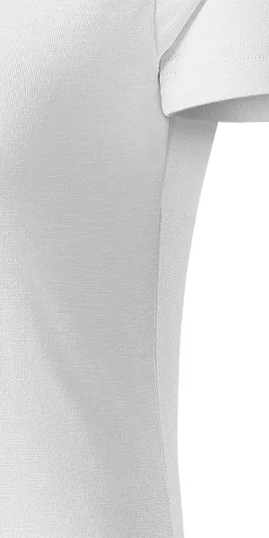 Női póló, texturált organikus pamut - Oldalsó varrással vágjuk