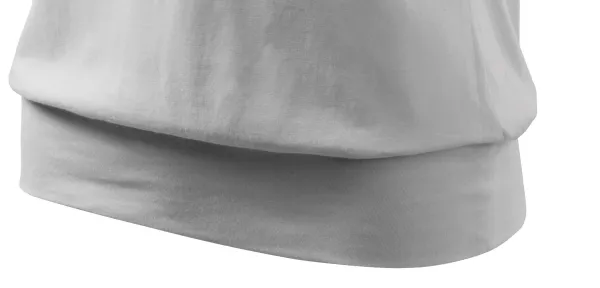 Női divatos póló - Az ing széles alsó szegélye