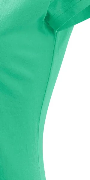 Női póló nagyon rövid ujjú - Vágja oldalvarrásokkal