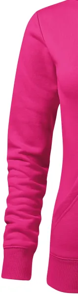 Női pulóver kapucnival cipzár nélkül - Klasszikus hosszú ujjú