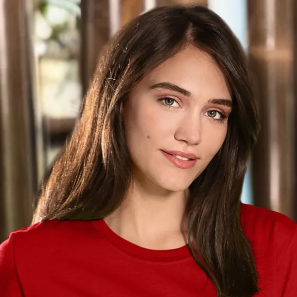 Női klasszikus póló - Klasszikus kerek nyakkivágás