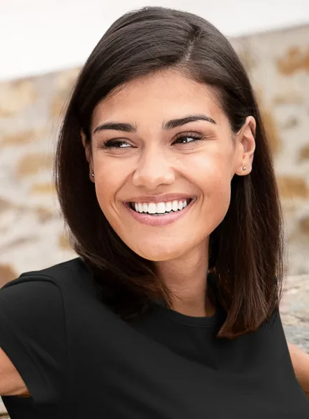 Női divatos póló - Klasszikus kerek nyakkivágás