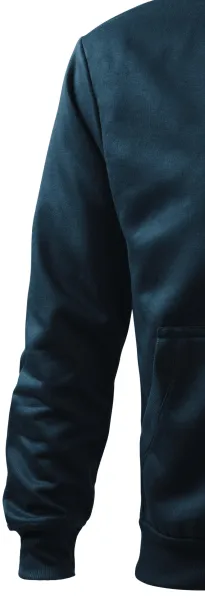 Egyszerű férfi pulóver, kapucni nélkül - Klasszikus hosszú ujjú