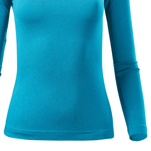 Hosszú ujjú női póló - Enyhén illeszkedő szabású