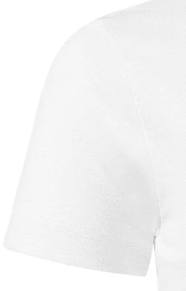 Férfi póló, texturált organikus pamut - Klasszikus rövid ujjú