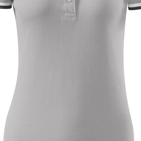 Női póló magas gallérral - Enyhén szűkülő szabású