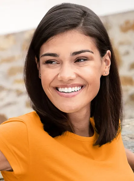 Női divatos póló - Klasszikus kerek nyakkivágás