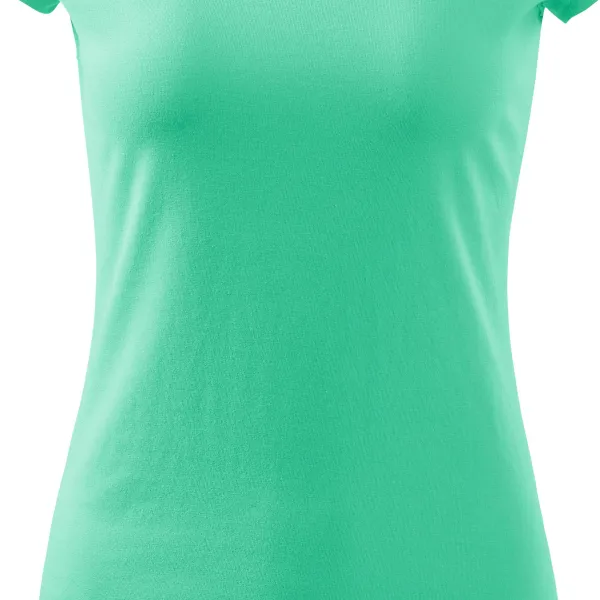 Női póló nagyon rövid ujjú - Finoman keskeny vágás