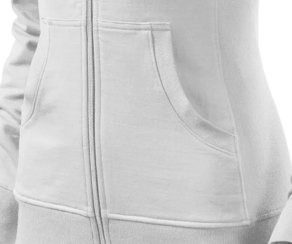 Női pulóver kapucni nélkül - Kenguru stílusú zsebek