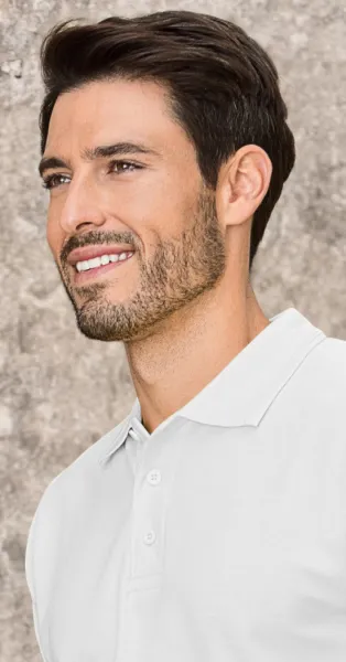 Férfi bő póló - 3 gombos rögzítés