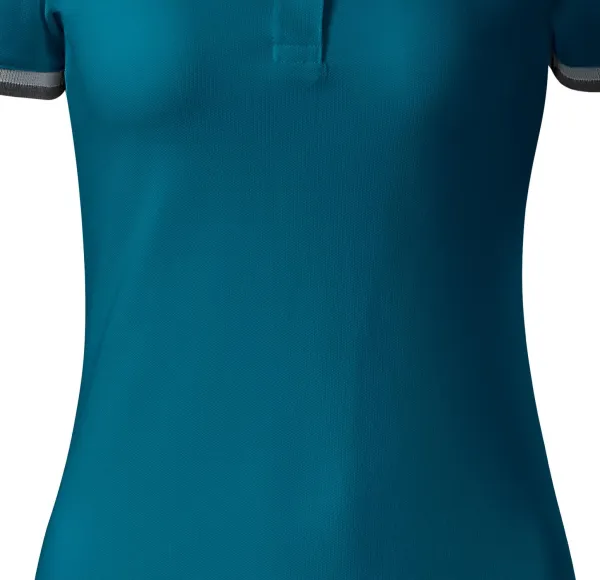 Női ruha gallérral felfelé - Enyhén szűkülő szabású