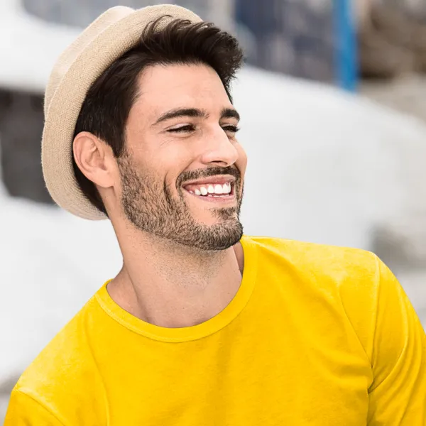 Férfi hosszú ujjú póló - Klasszikus kerek nyakkivágás