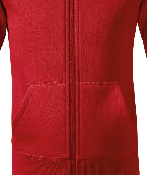 Gyerek pulóver kapucnival - Laza fazon oldalsó varrással